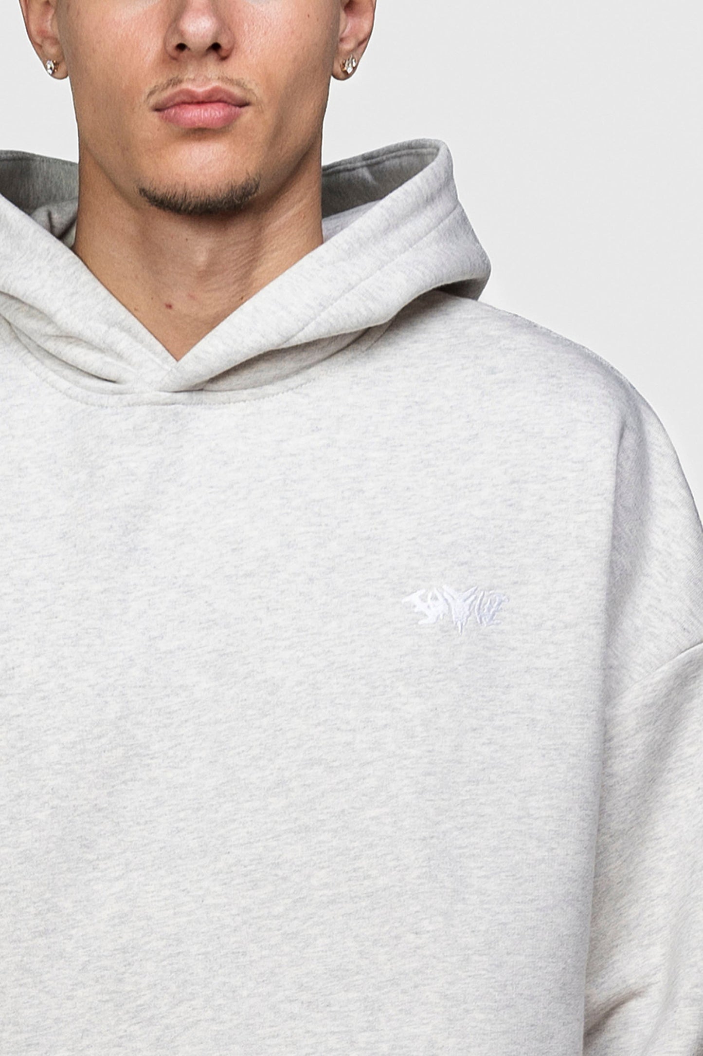 BASIC HOODIE LIGHT GREY