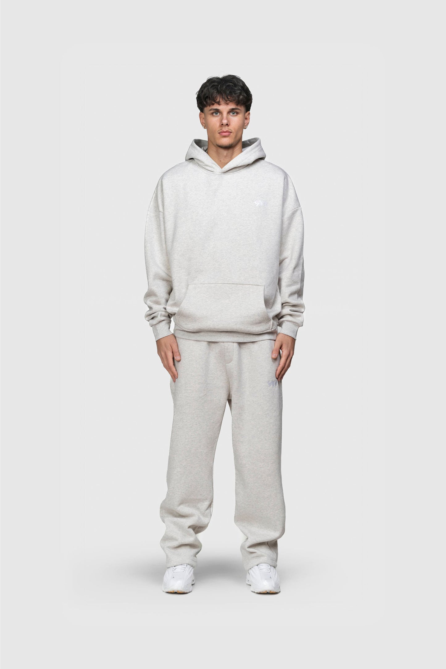 BASIC HOODIE LIGHT GREY