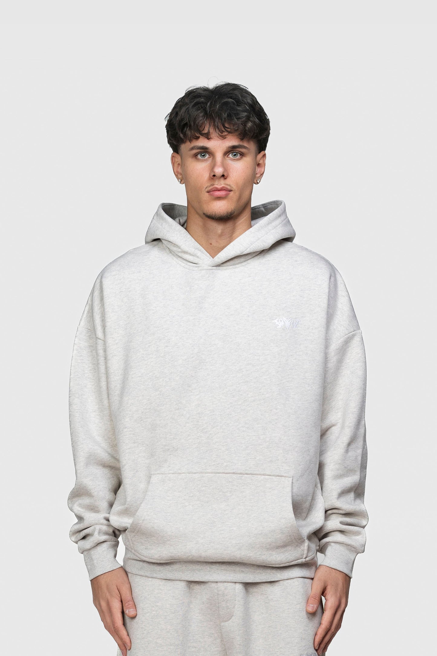 BASIC HOODIE LIGHT GREY