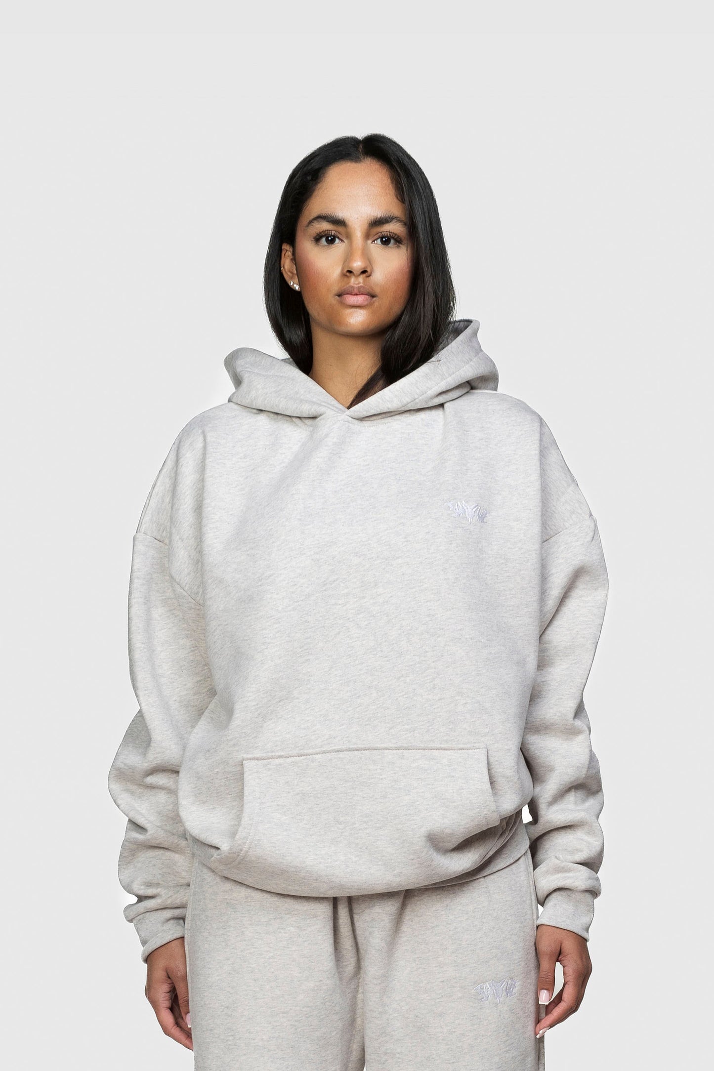 BASIC HOODIE LIGHT GREY