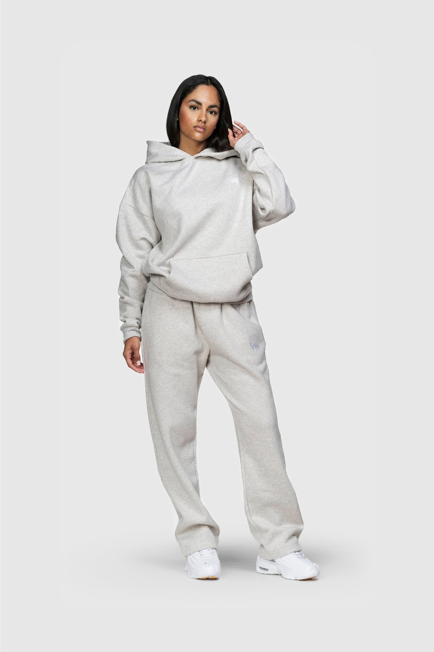 BASIC HOODIE LIGHT GREY