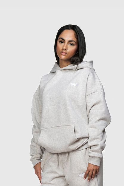 BASIC HOODIE LIGHT GREY