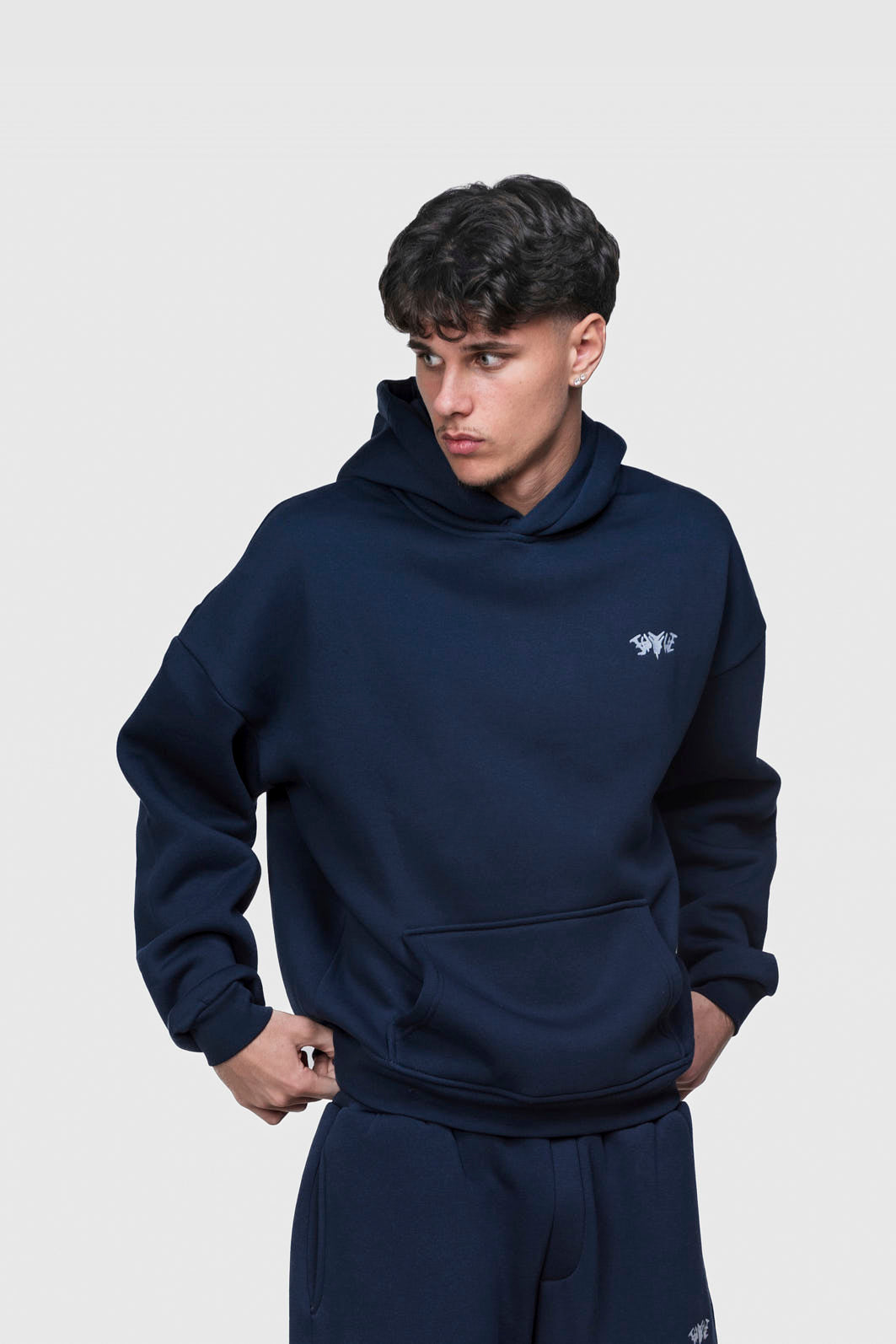 BASIC HOODIE NAVY