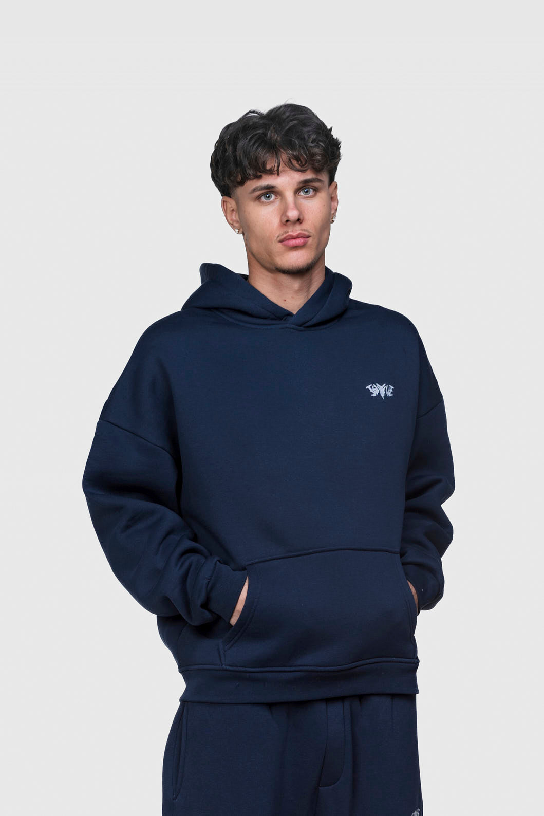 BASIC HOODIE NAVY