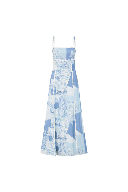 Terazza Dress - Vaso Blu