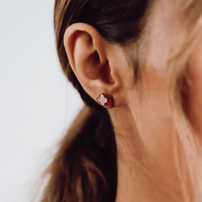 White Clover Earring