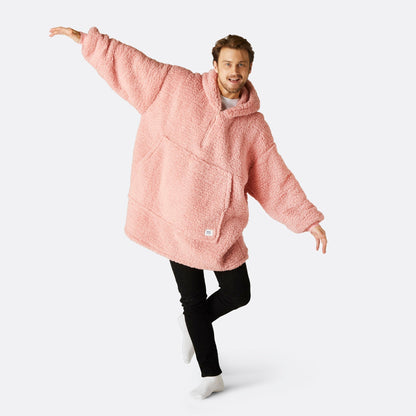 Roze Sherpa HappyHoodie Unisex